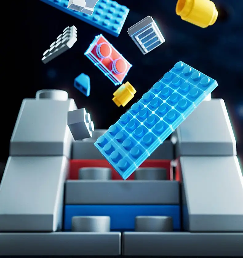 Leele Brothers 8858 Lego Space Rocket Toy for Kids — feature 5
