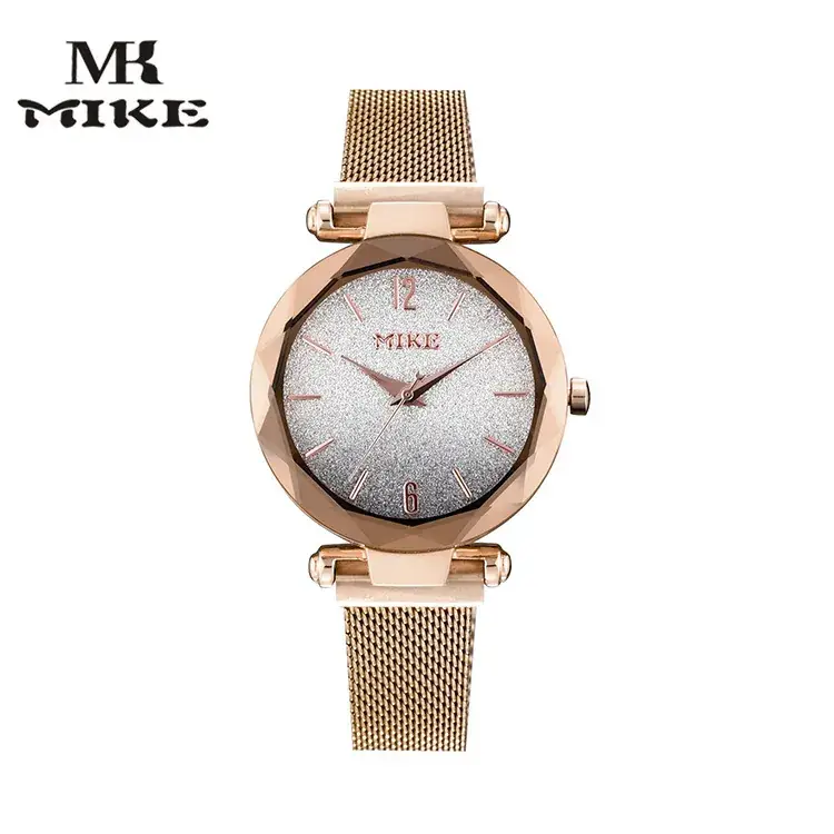 Women's Rose Gold Mesh Watch with Quartz Movement - Image 4