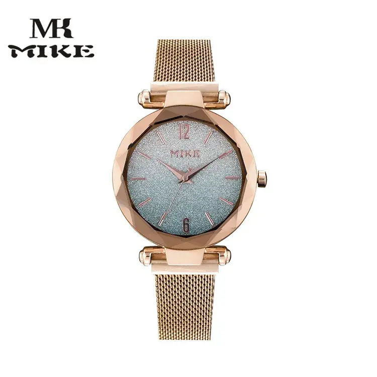 Women's Rose Gold Mesh Watch with Quartz Movement - Image 5