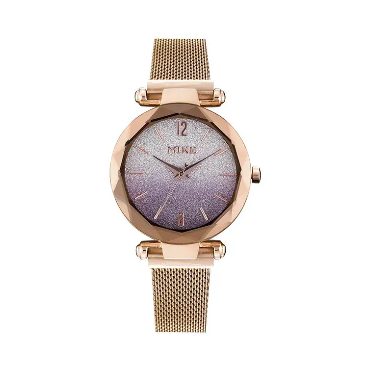 Women's Rose Gold Mesh Watch with Quartz Movement - Image 8