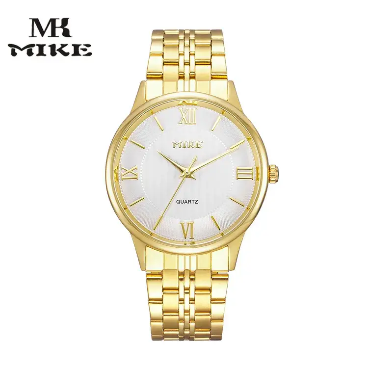 Gold Roman Dial Couple Watch for Men