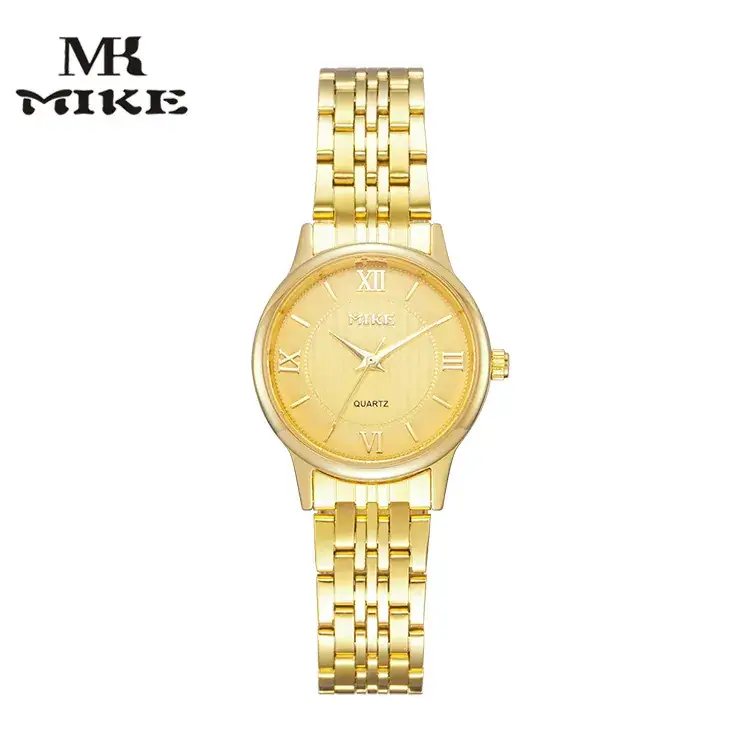 Gold Roman Dial Couple Watch for Men