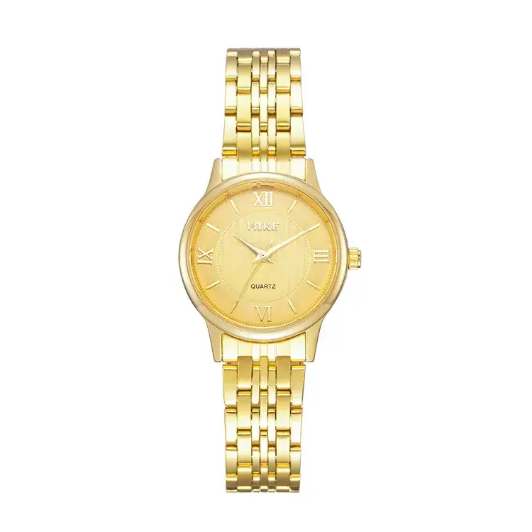 Gold Roman Dial Couple Watch for Men