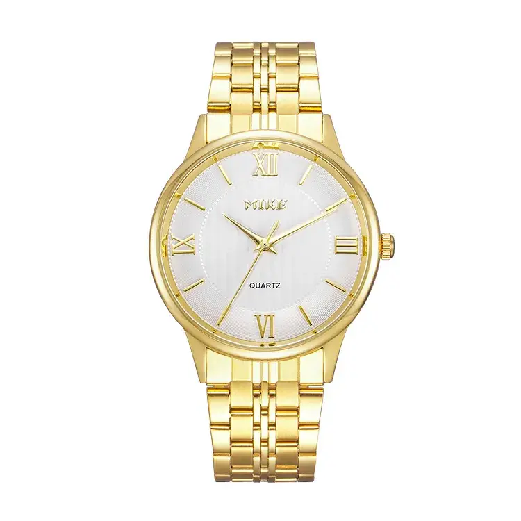 Gold Roman Dial Couple Watch for Men