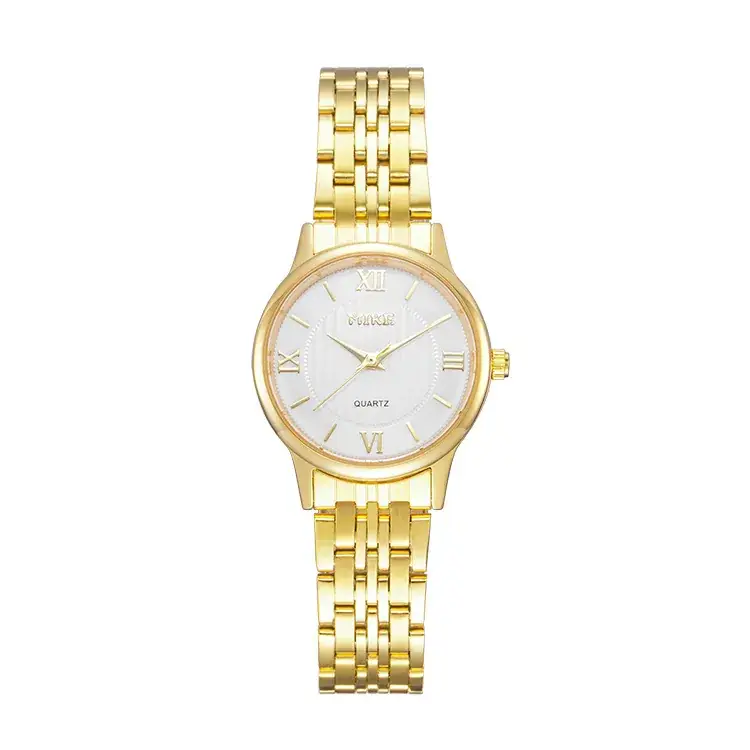 Gold Roman Dial Couple Watch for Men