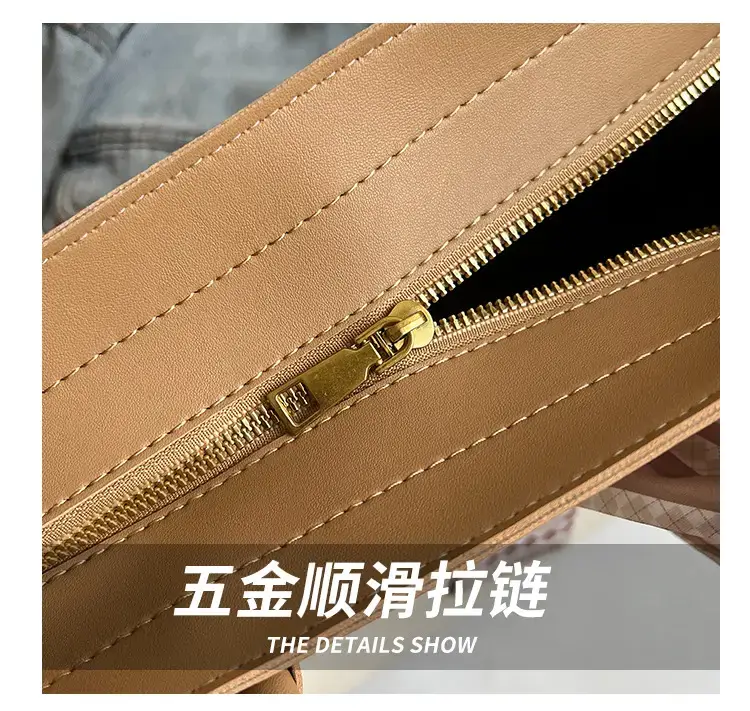 Women's Large Capacity Yellow Tote Bag with Leather Strap — feature 11
