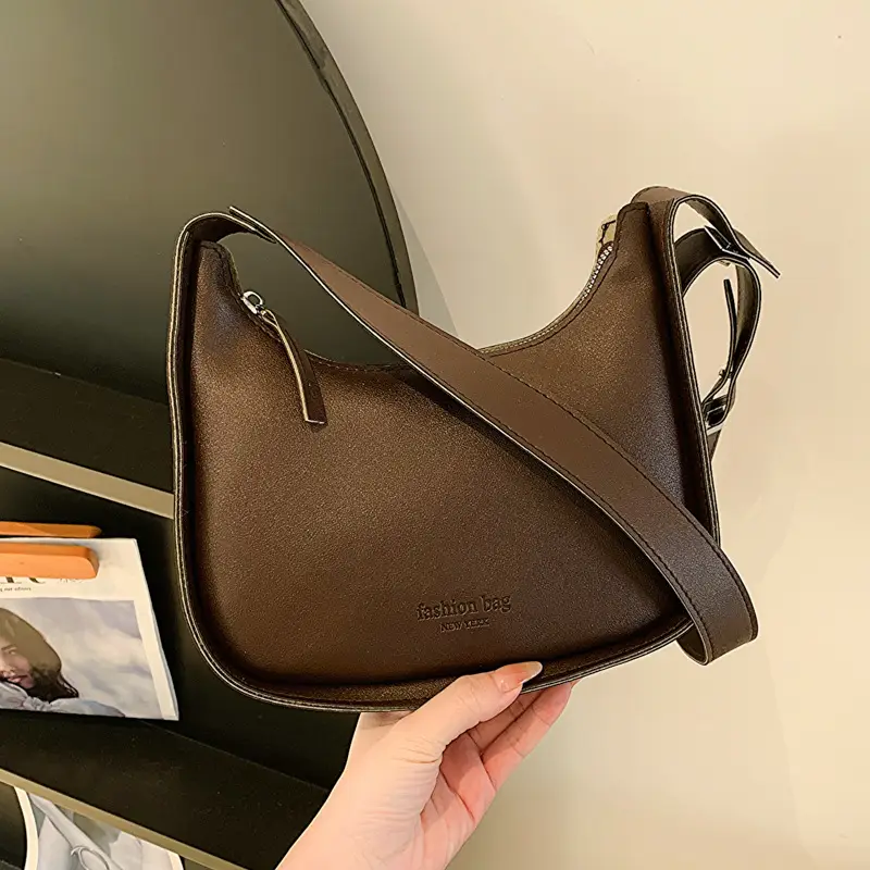 Retro White Shoulder Bag Women 2023 New Korean Style