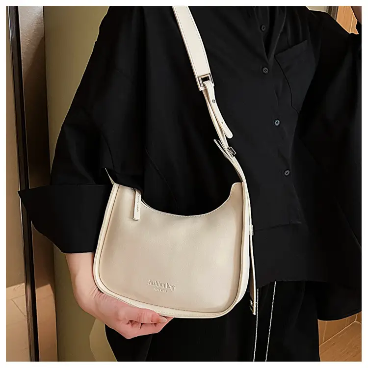 Retro White Shoulder Bag Women 2023 New Korean Style — feature 10