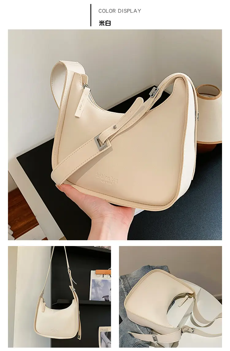 Retro White Shoulder Bag Women 2023 New Korean Style — feature 22