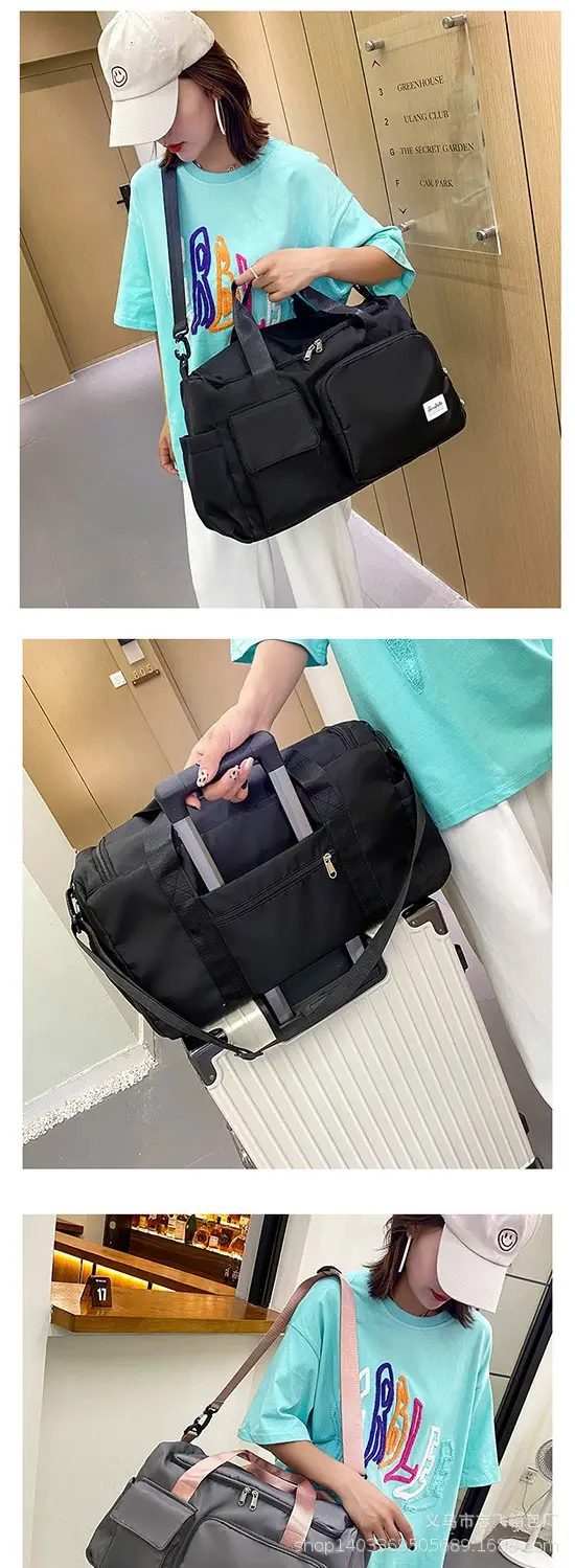 Black Oxford Cloth Large Storage Bag for Travel & Daily Use — feature 8