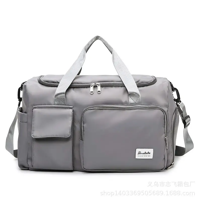 Black Oxford Cloth Large Storage Bag for Travel & Daily Use