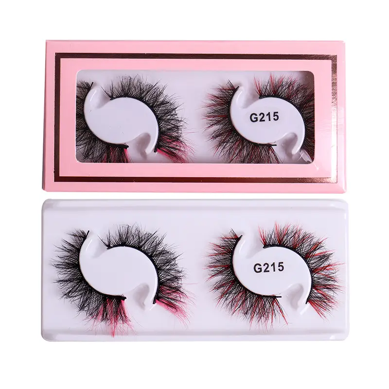 False Eyelashes 2 Pairs Colorful Natural Imitation - Image 7
