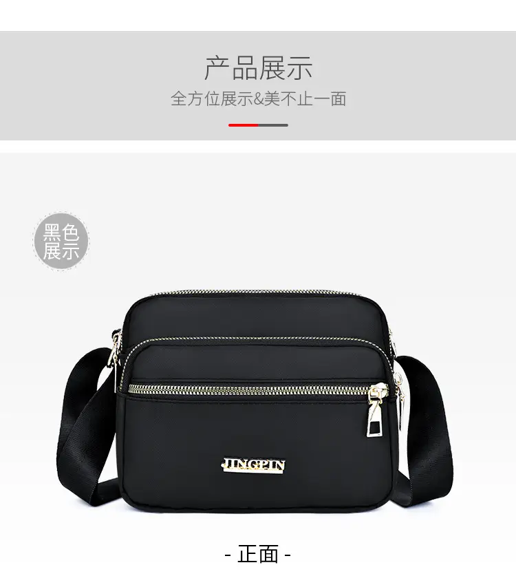 Waterproof Oxford Mom Bag Blue Nylon Crossbody — feature 23