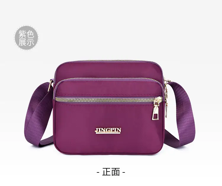 Waterproof Oxford Mom Bag Blue Nylon Crossbody — feature 27