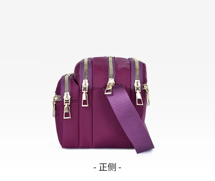 Waterproof Oxford Mom Bag Blue Nylon Crossbody — feature 3