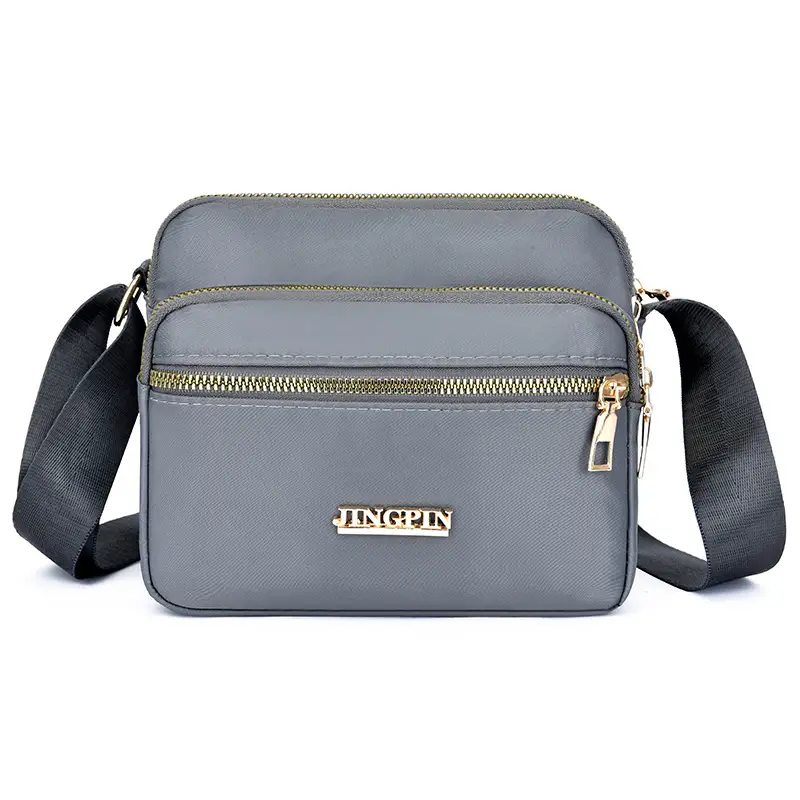 Waterproof Oxford Mom Bag Blue Nylon Crossbody - Image 3