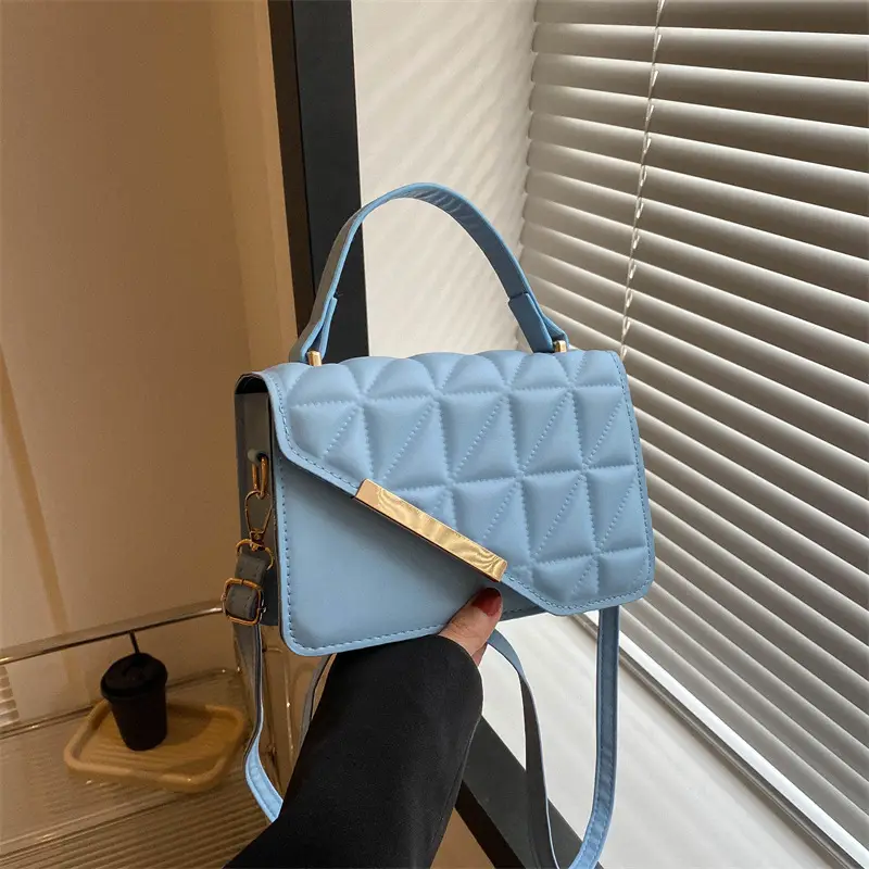 Beige Quilted Shoulder Messenger Bag 2023 - Image 6