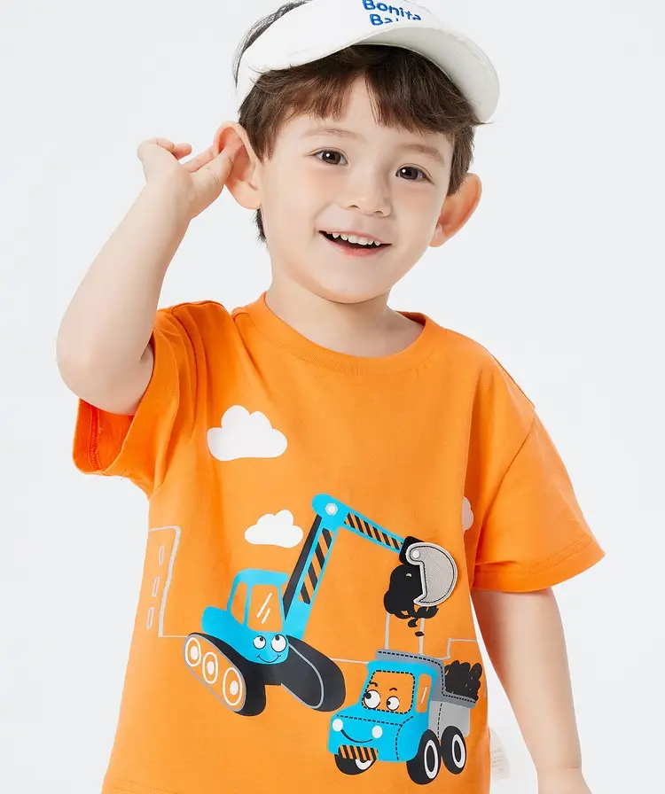 Kids Cartoon T-Shirts Pure Cotton Summer 2025 — feature 17