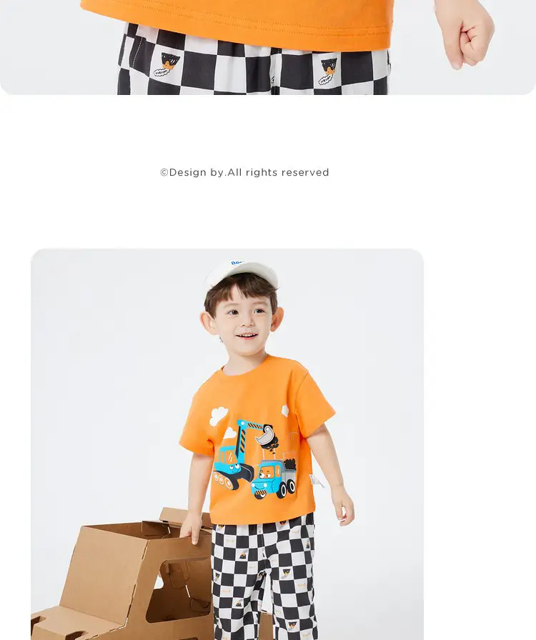 Kids Cartoon T-Shirts Pure Cotton Summer 2025 — feature 18