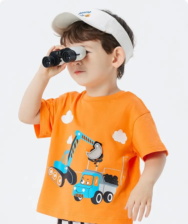 Kids Cartoon T-Shirts Pure Cotton Summer 2025 — feature 2