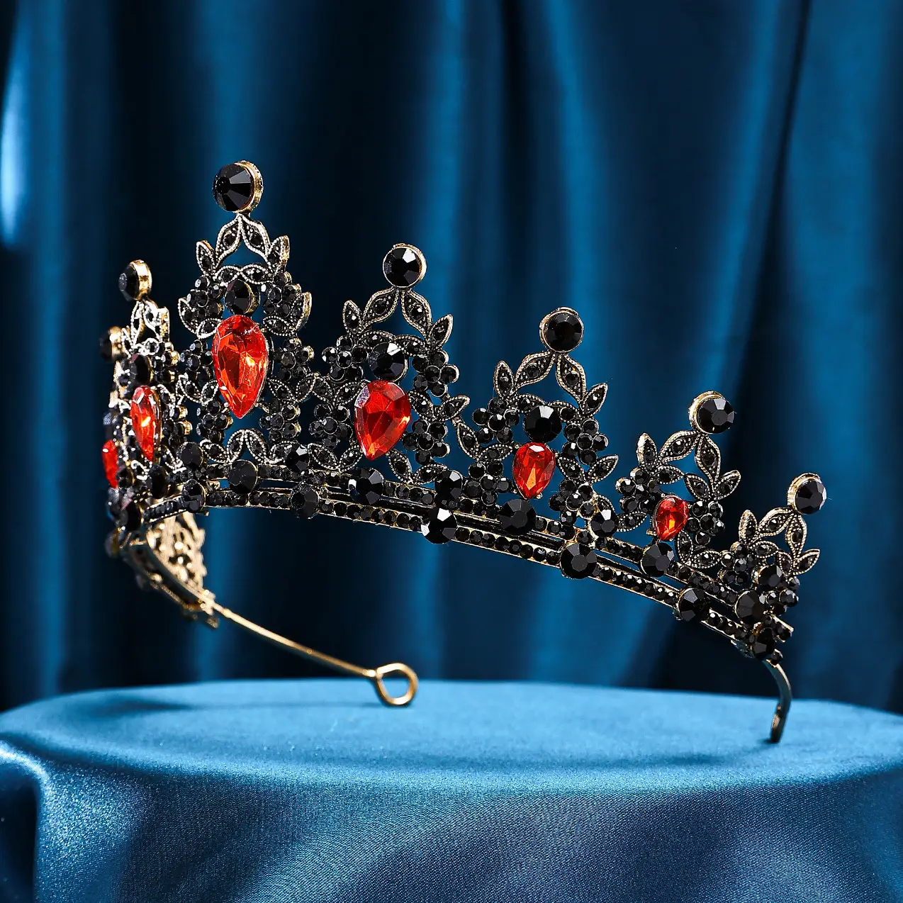 Korean Style Full Diamond Crown for Bride Wedding Makeup — feature 11