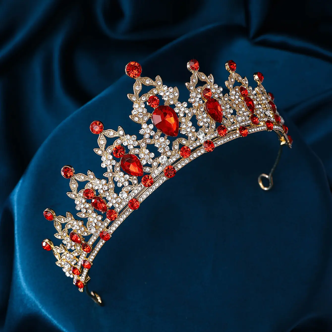 Korean Style Full Diamond Crown for Bride Wedding Makeup — feature 13