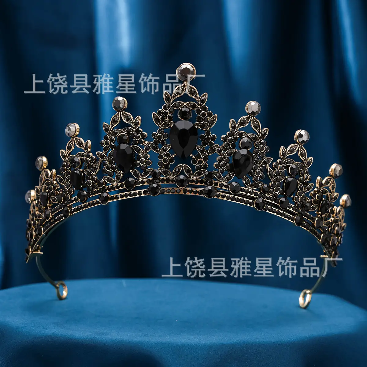 Korean Style Full Diamond Crown for Bride Wedding Makeup - Image 10