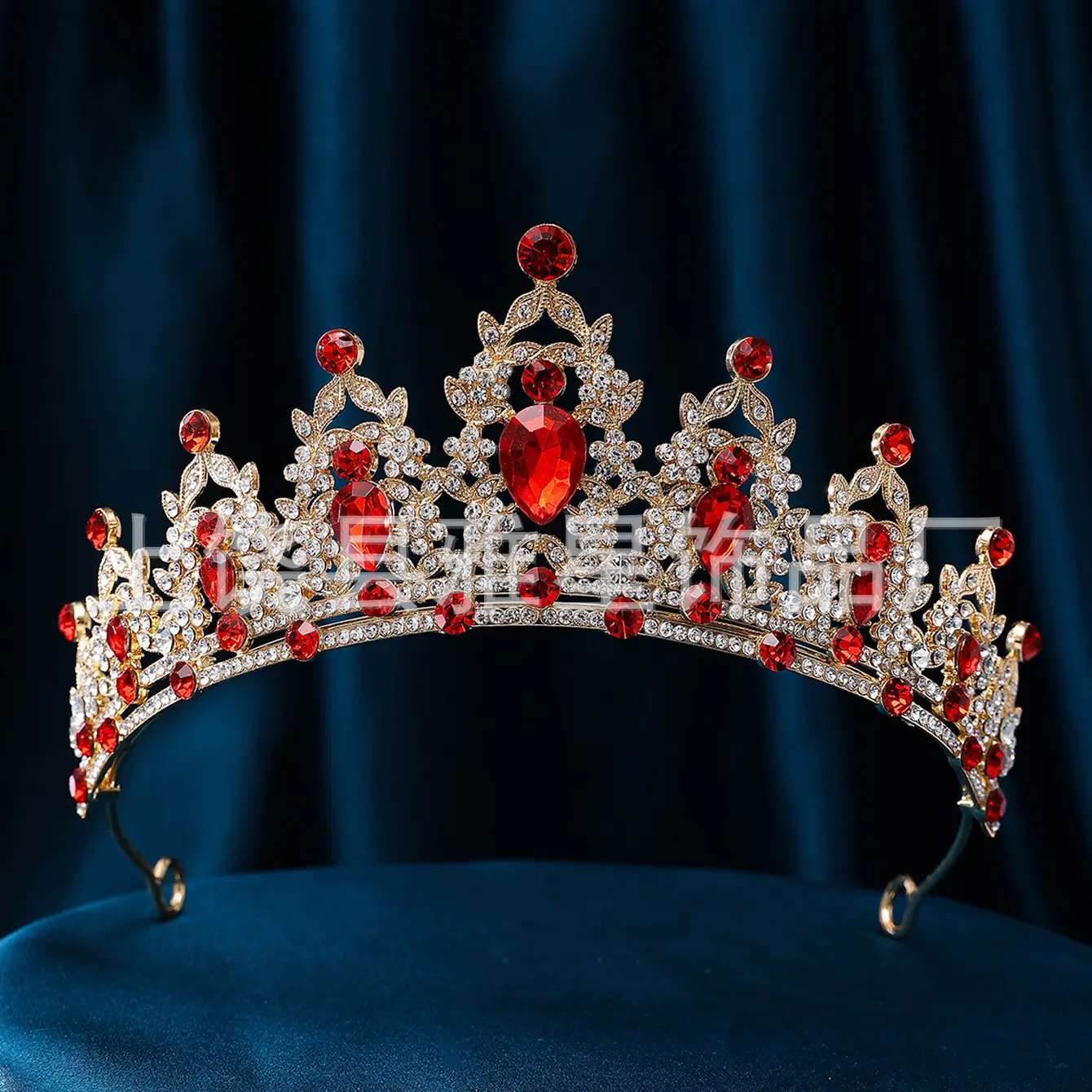 Korean Style Full Diamond Crown for Bride Wedding Makeup - Image 7