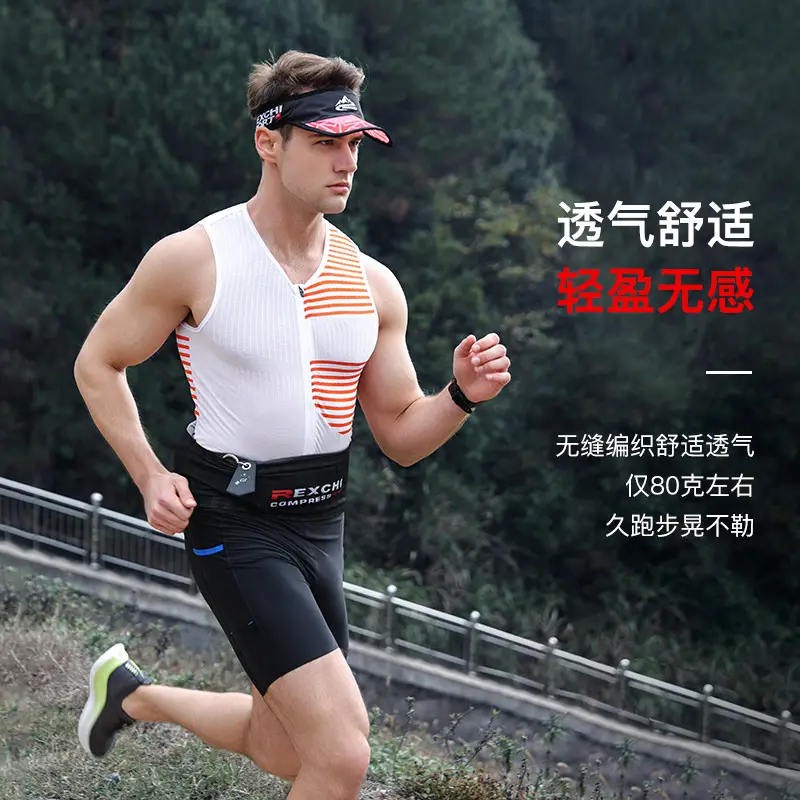 Outdoor Invisible Sports Waist Bag Men Women Running Fitness Marathon Large Capacity