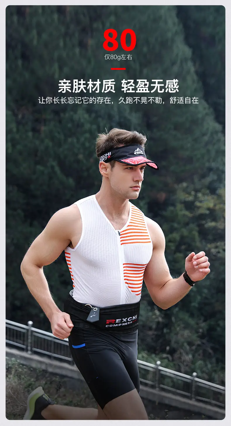Outdoor Invisible Sports Waist Bag Men Women Running Fitness Marathon Large Capacity — feature 7