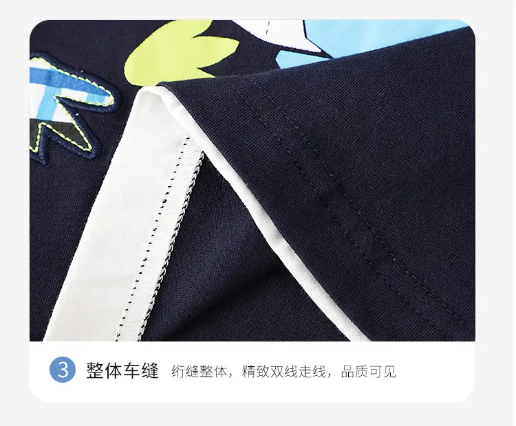 Summer Kids T-Shirt Set Cool Cartoon Two-Piece Suit — feature 26