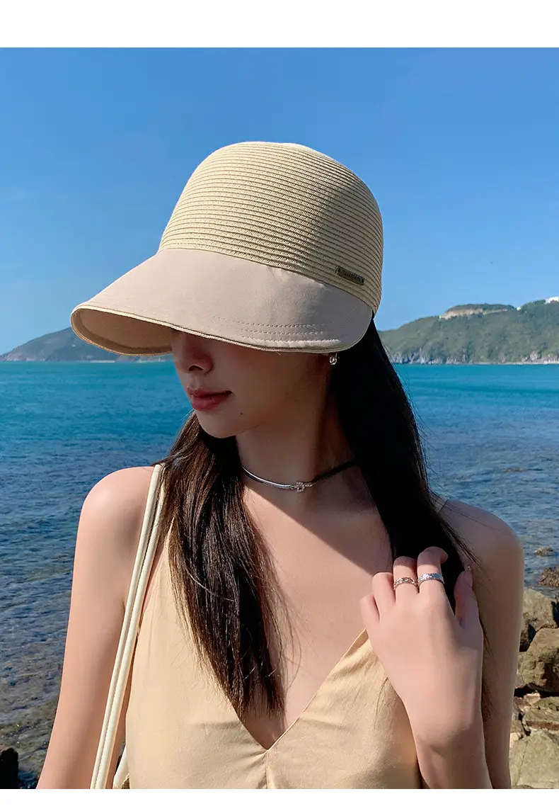 Women Straw Sun Hat UV Protective Beach Wear — feature 11