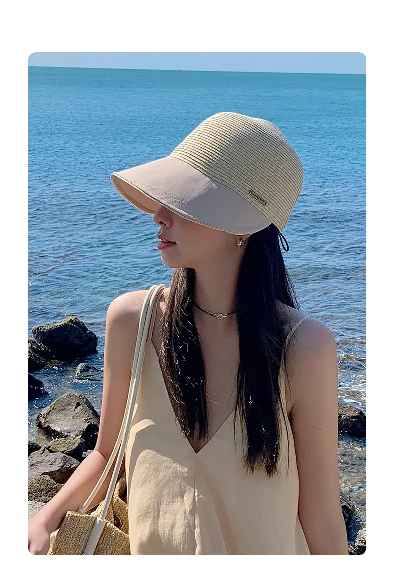 Women Straw Sun Hat UV Protective Beach Wear — feature 12