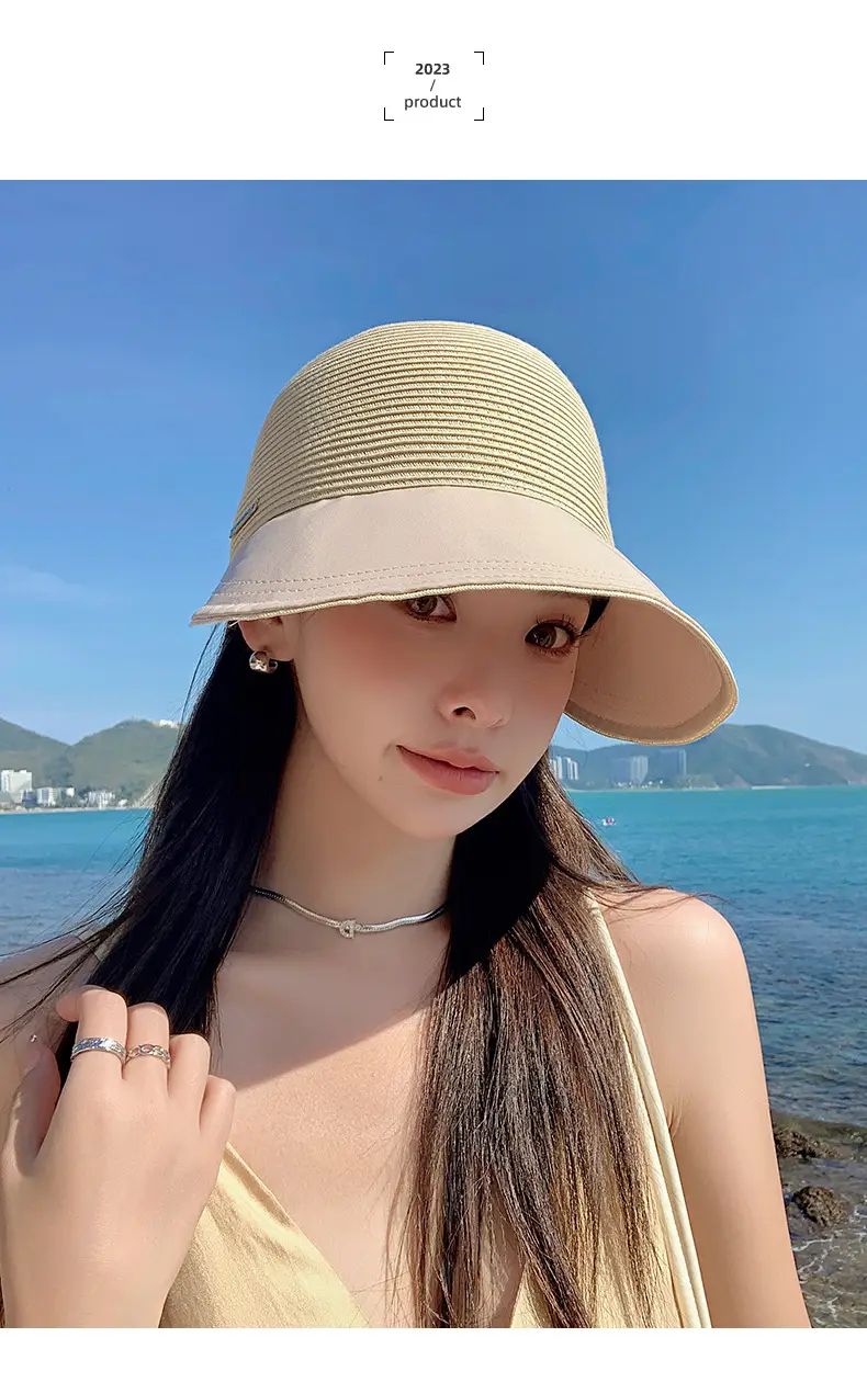 Women Straw Sun Hat UV Protective Beach Wear — feature 13