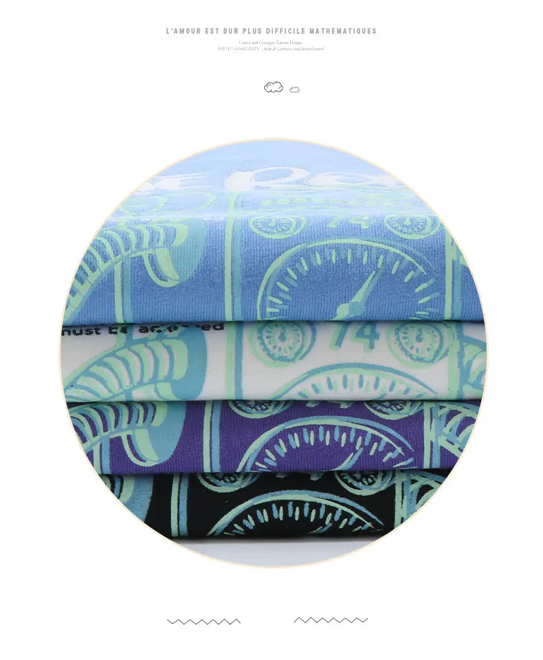 Children's Blue & Purple Robot Print T-Shirts Cotton Summer Wear — feature 16