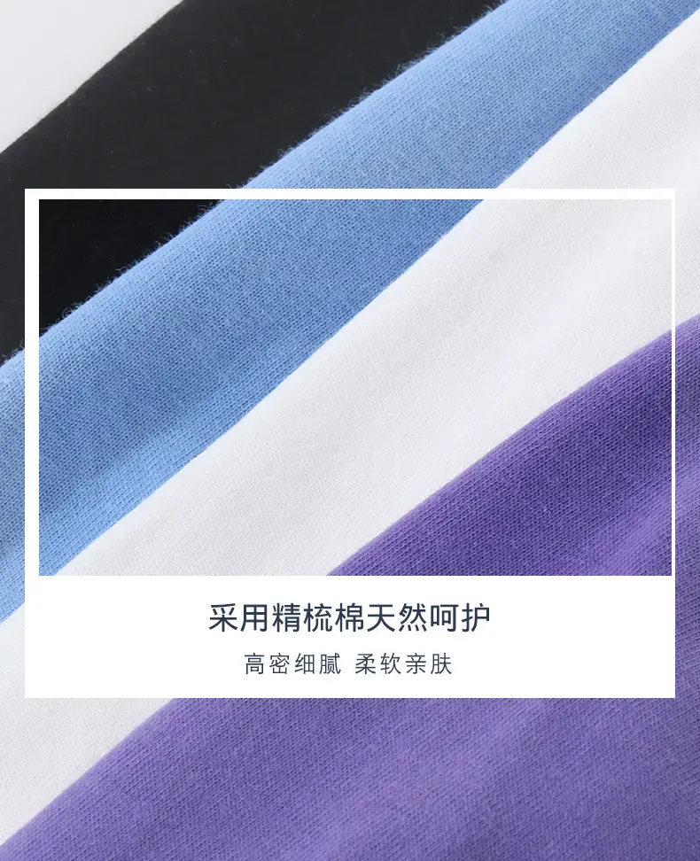 Children's Blue & Purple Robot Print T-Shirts Cotton Summer Wear — feature 3