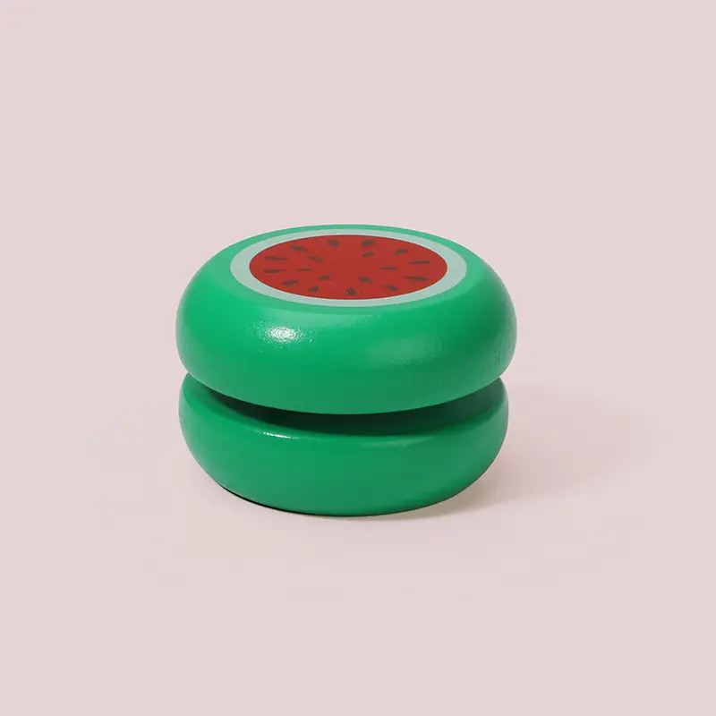 Wooden Yo-Yo 8090 Classic Nostalgic Yo-Yo Toy for Young Kidsren Cartoon Night Market Stall Supply Wholesale
