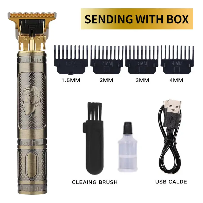 Cross-Border Hair Clipper with 4mm Blades & USB Cable - Image 11