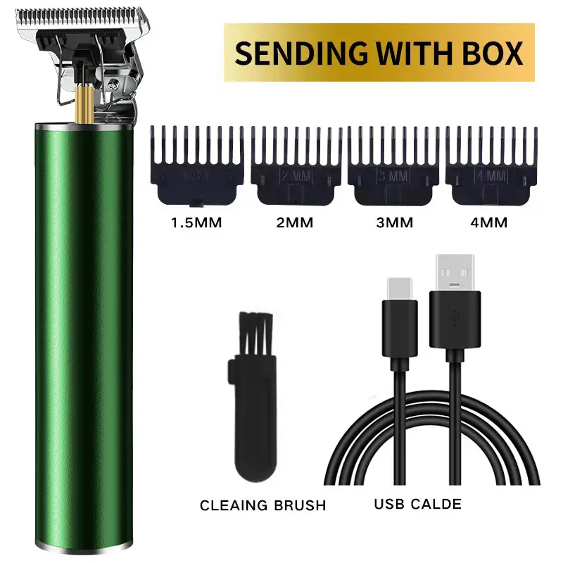 Cross-Border Hair Clipper with 4mm Blades & USB Cable - Image 22