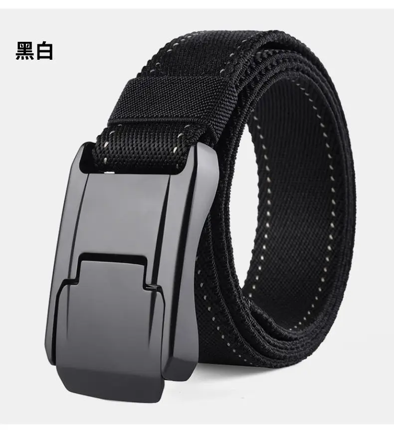 Men's Green Mesh Tactical Belt with Zinc Alloy Buckle โ feature 7