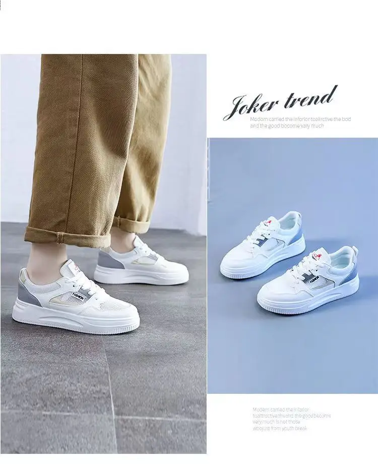 Women's White Leather Casual Sneakers 2023 — feature 2
