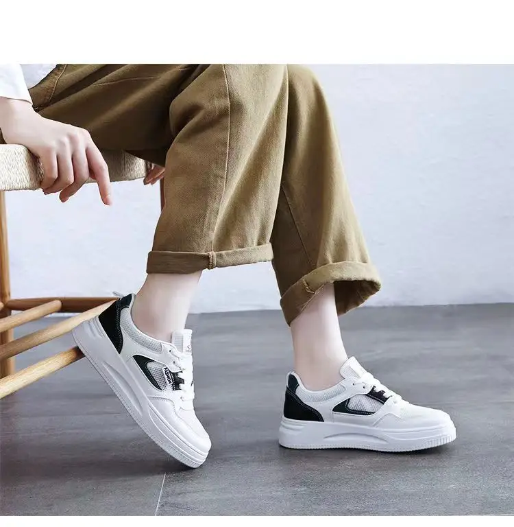 Women's White Leather Casual Sneakers 2023 — feature 8