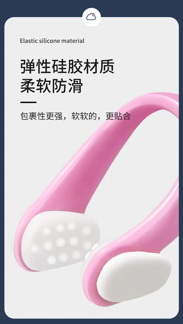 Swimming Nose Clip Silicone Anti-Choking Special Anti-Slip Non-Falling Anti-Falling Adult and Kidsren Universal Diving and Swimming Equipment — feature 2