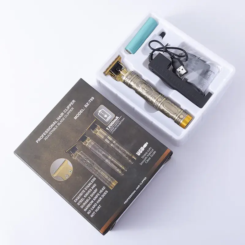 Electric Clipper for Men with Retro Oil Head & Rechargeable Carabiner