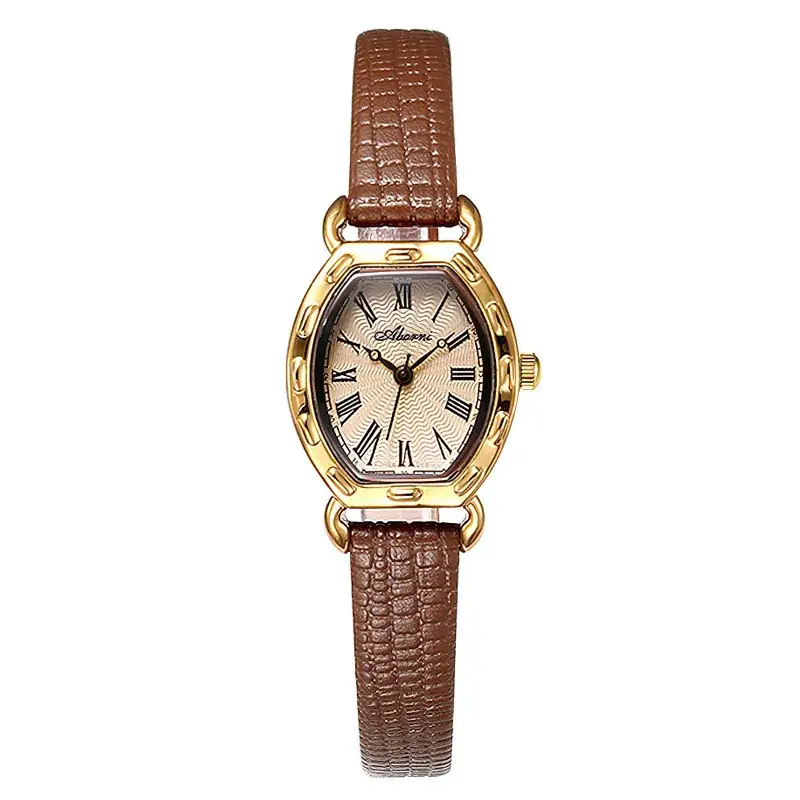 Women's Platinum Watch with Crystal Dial & Quartz Band - Image 6