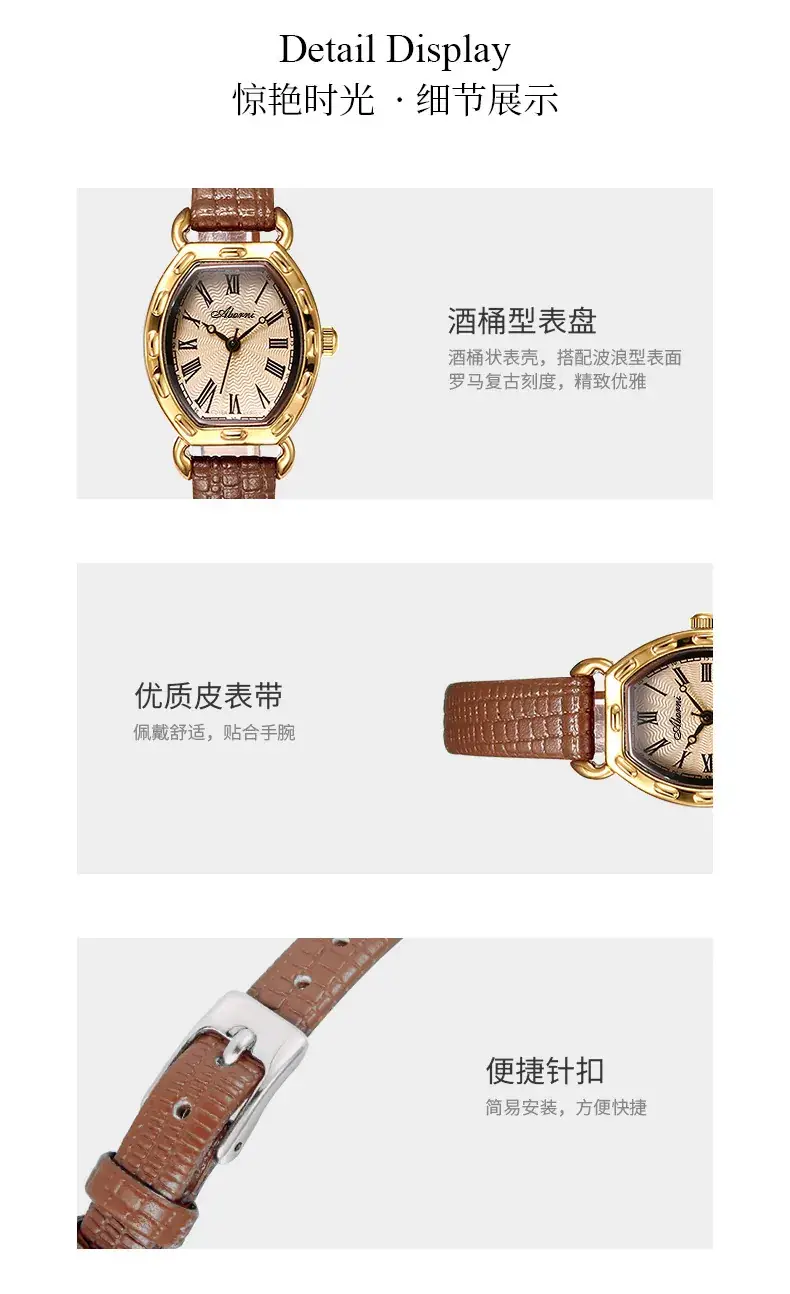 Women's Platinum Watch with Crystal Dial & Quartz Band — feature 9