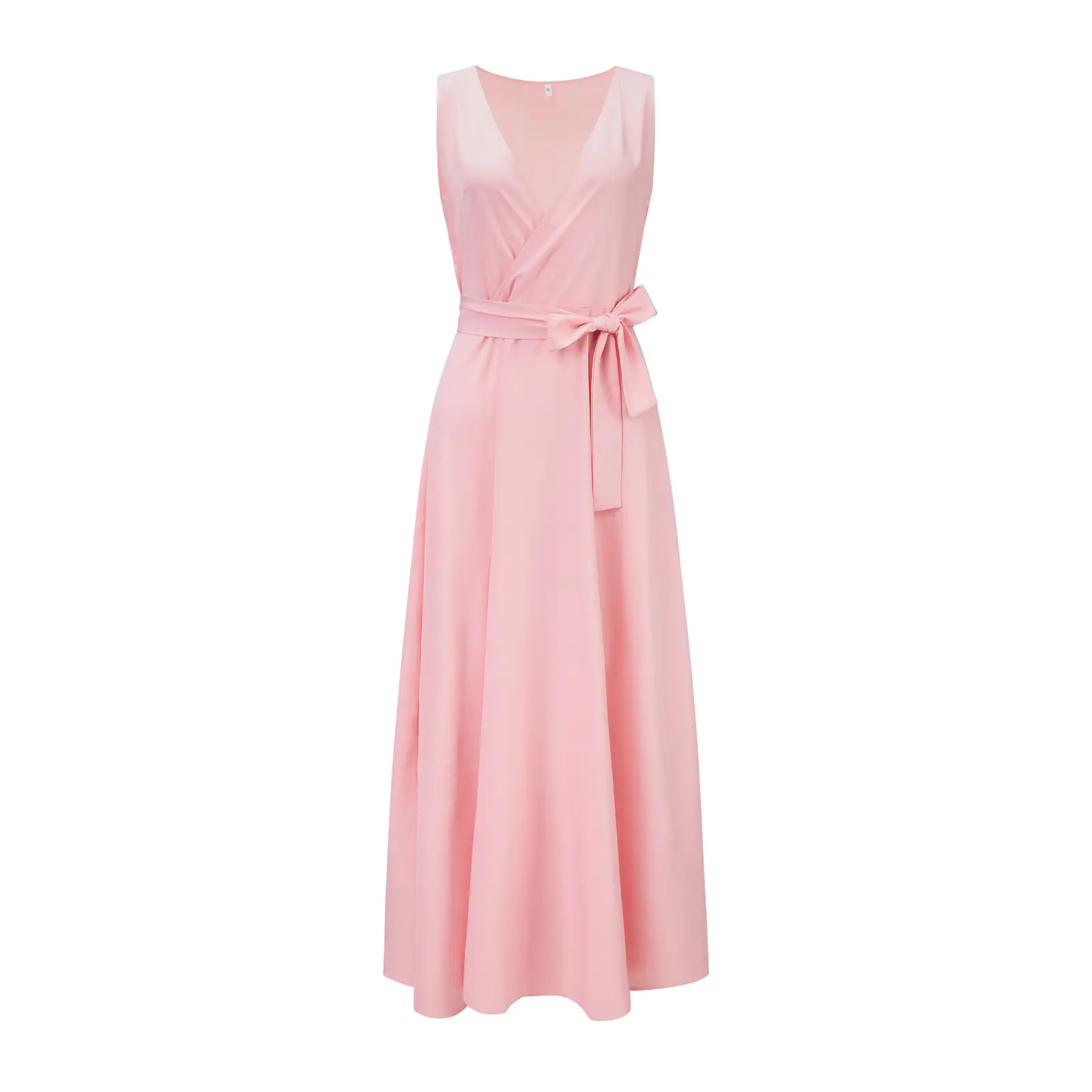 White V-Neck Long Dress for Women 2023 Summer — feature 2
