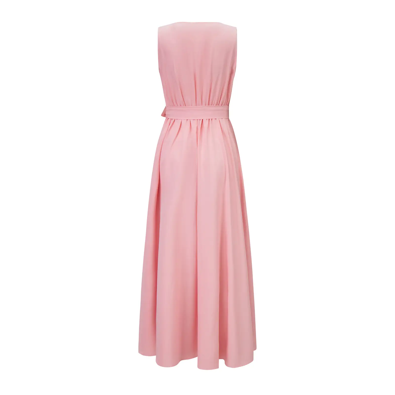 White V-Neck Long Dress for Women 2023 Summer — feature 3