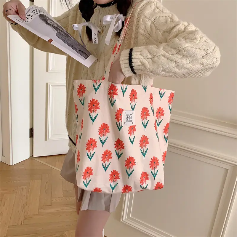 Retro Floral Crossbody Bag for Women
