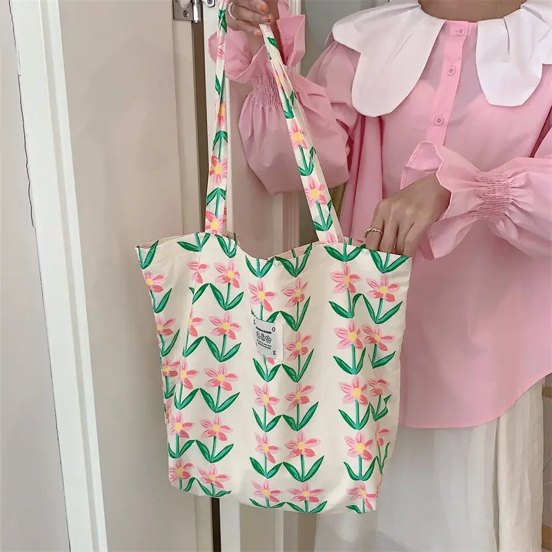 Retro Floral Crossbody Bag for Women